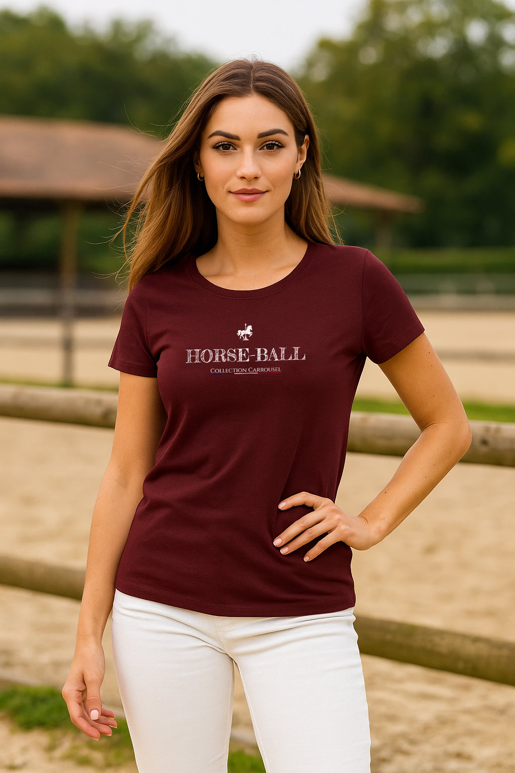 T-Shirt Femme Horse-Ball