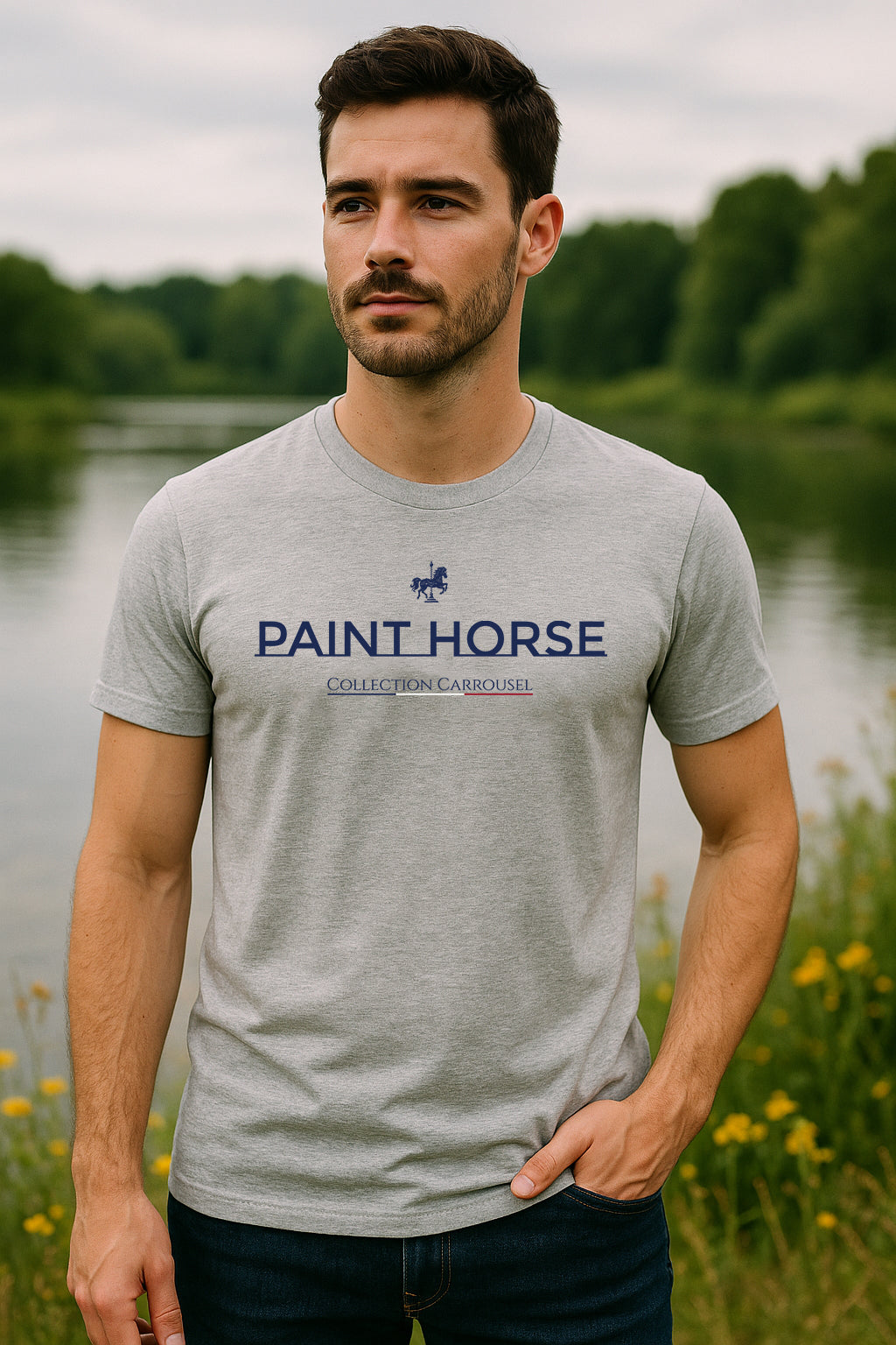 T-Shirt Homme Paint Horse