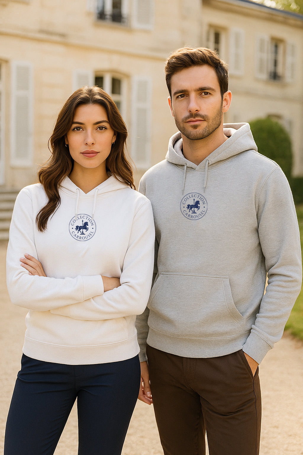 Sweat à capuche léger Signature - Olympe