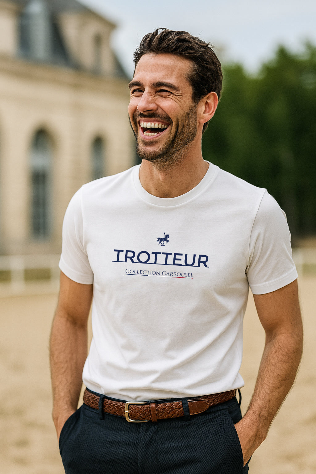 T-Shirt Homme Trotteur