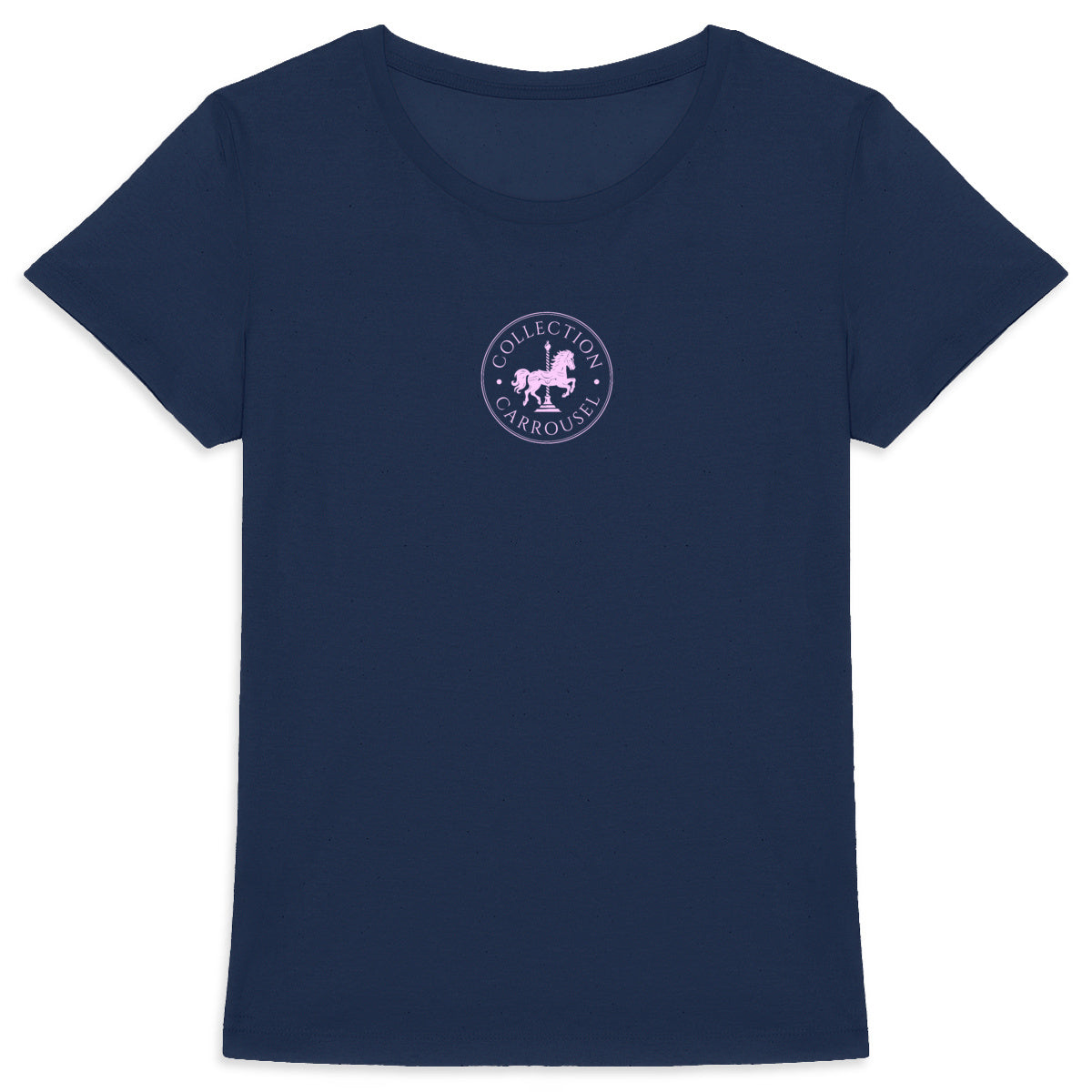 T-Shirt Signature Bleu/Rose