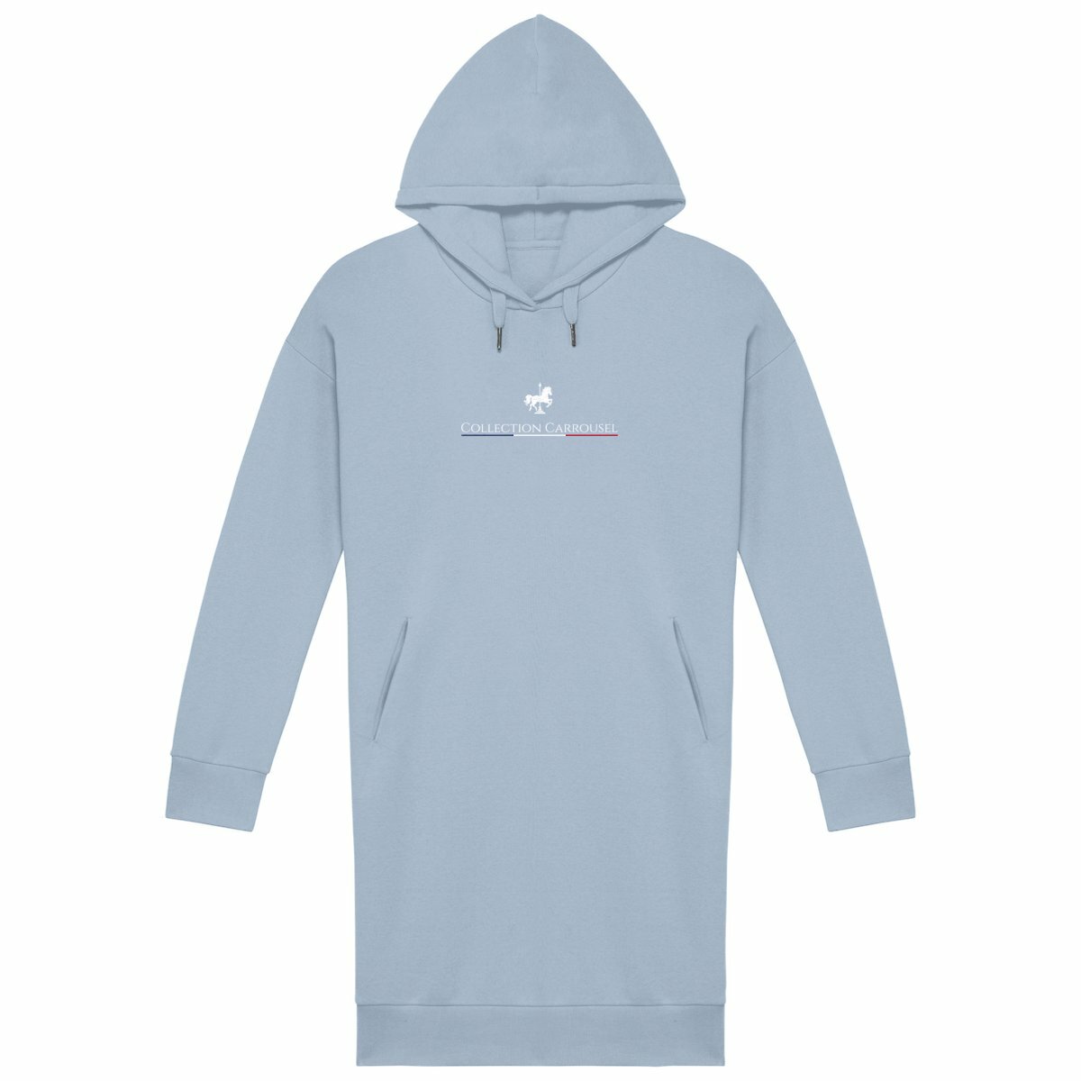 Robe Sweat Signature - face_bleu